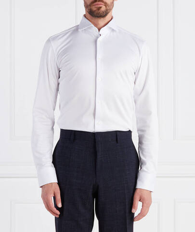 Рубашка P-HANK-spread-C1-222 BOSS BLACK - белый(50473312)