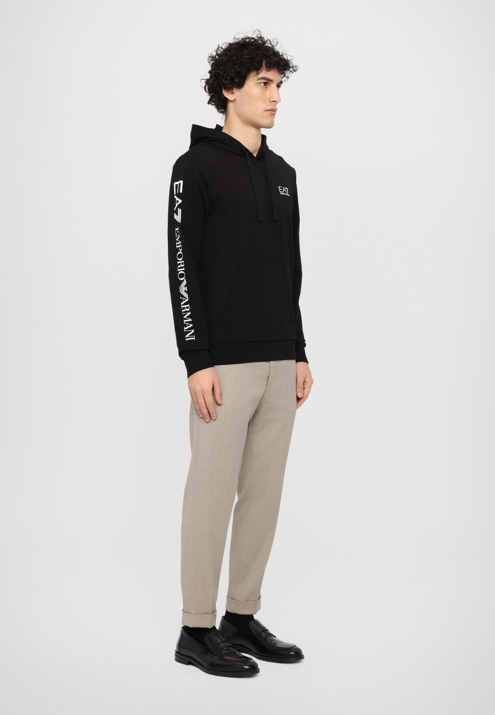 EA7 Emporio Armani UNISEX - Толстовка с капюшоном - Чёрный