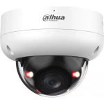Уличная купольная IP-видеокамера Dahua 4Мп; 1/2.9” CMOS; моторизованный объектив 2.7~13.5мм; видеоаналитика, микрофон,ИК 50м,LED 50м, IP67,IK10, металл
