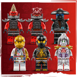 Конструктор LEGO Ninjago 71834 Многофункциональный ультра-мех Зейна — фото 11