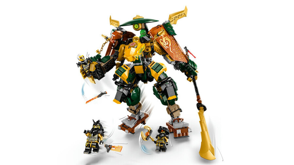Конструктор LEGO Ninjago 71794 Командные роботы ниндзя Ллойда и Арин