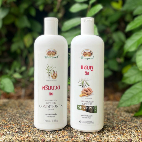 Кондиционер для жирных волос на основе экстракта корня Имбиря Conditioner Ginger Abhaibhubejhr