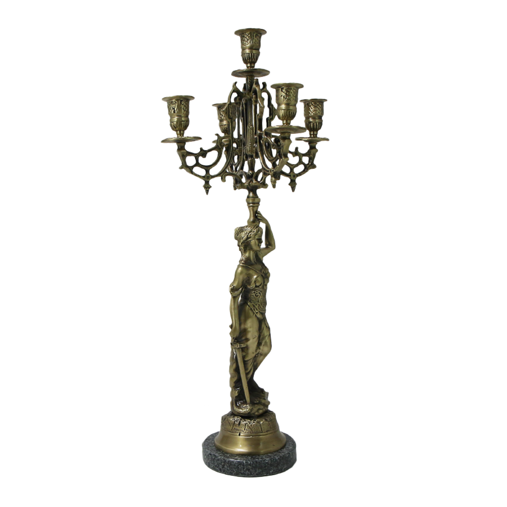 Bello De Bronze Канделябр Джустиса на 5 свечей