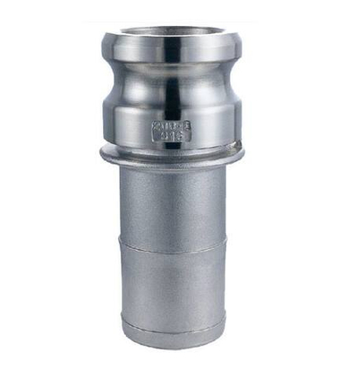 Кулачковое соединение (камлок) тип E, ниппель с хвостовиком 1.1/2 (нерж.) POWERMASTER