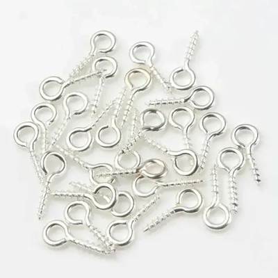 Штифт винтовой, 8х3х1 мм, 16 гр, серебро