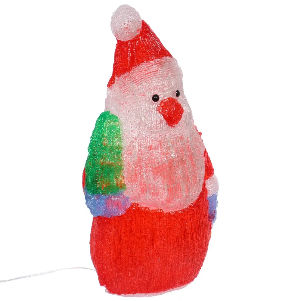 Фигура светодиодная «Снеговик с ёлочкой» 23*17*42 см, 30 ламп LED, авторежим, 220V, Белый