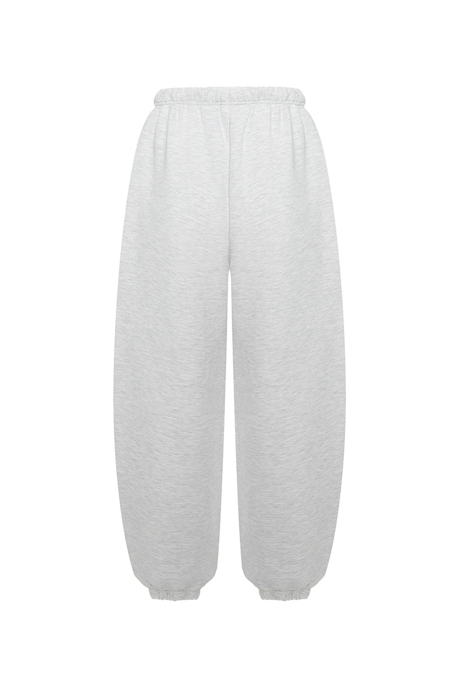 Джоггеры утеплённые Светло-серый меланж