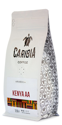 Кофе CARIBIA Arabica Kenia зерно, 250г
