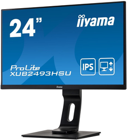 Монитор Iiyama 24;; ProLite XUB2493HSU-B1 1920x1080 IPS LED 75гц 4ms VGA HDMI DisplayPort