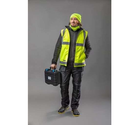 Брюки рабочие с навесными карманами и ремнем черные NEKAR Högert, арт. HT5K356