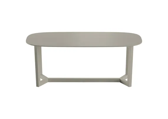 Стол обеденный Cross 2 200*95 см (серо-бежевый)