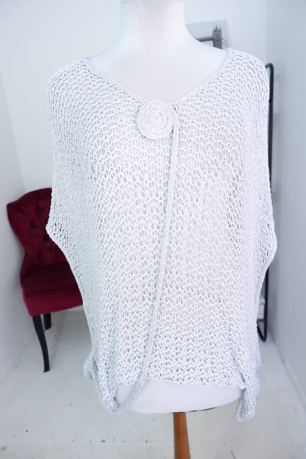 Жилет Vlas вязаный, визуально 56/58 размер, новый