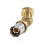 Угольник для МП/PE-X труб латунь пресс Дн 20х3/4"х90гр НР RM127 Giacomini RM127Y047