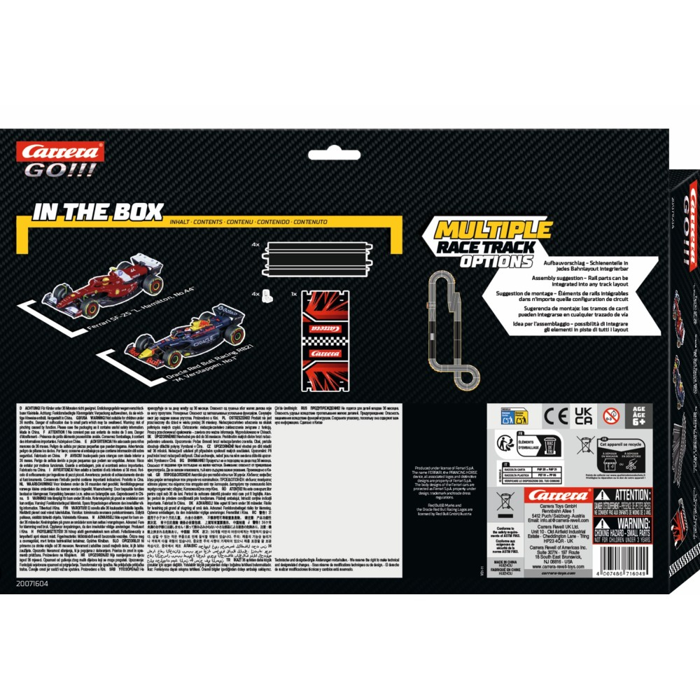 Гоночный трек Carrera F 716041 Racer (набор для расширения трассы) 1.5 м с 2 машинками 71604 — фото 2