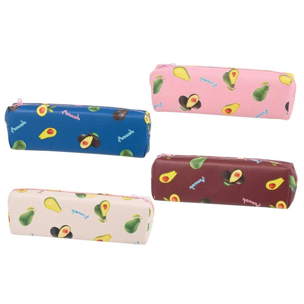 Пенал-косметичка Basir без наполнения, 19,5*6*3 см, серия &quot;Авокадо&quot;, ассорти
