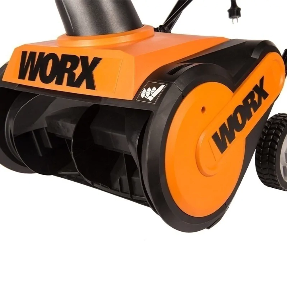 WORX WG450E снегоуборщик электрический 1600Вт, ковш 46 см, выброс 7.5 м