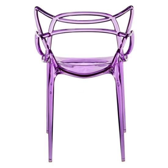 Стул Masters прозрачный сиреневый