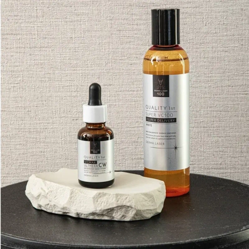 Quality Сыворотка антивозрастная, выравнивающая цвет кожи лица, Ультера CW дерма лазер Кволити Фест- 1st Derma Laser Ulthera CW, 30 мл