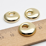 Подвеска Бублик, цвет золото, размер 18 мм, отверстие 5 мм, цена за 1 шт