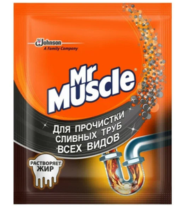 ЧИСТЯЩЕЕ СРЕДСТВО ДЛЯ ТРУБ MR MUSCLE 70 ГР