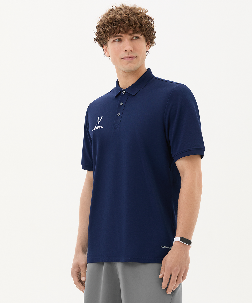 Поло JÖGEL PREMIER PerFormDRY CVC Polo, темно-синий