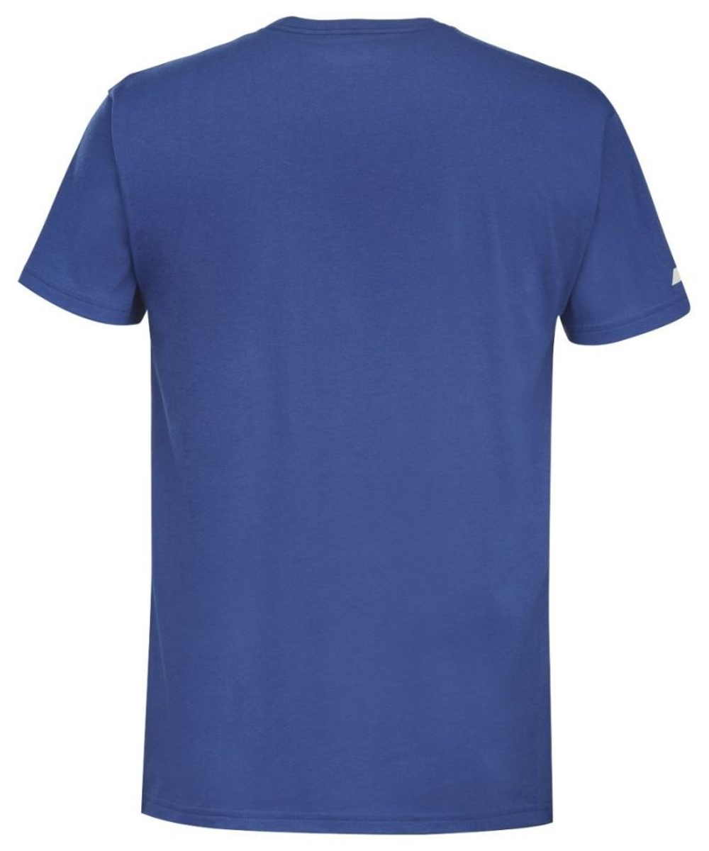 Мужская теннисная футболка Babolat Exercise Big Flag Tee Men - sodalite blue