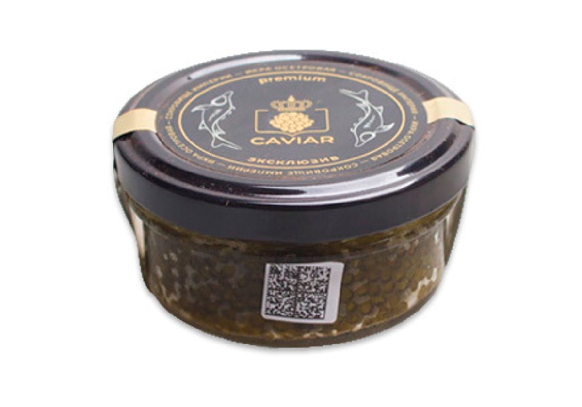 Икра черная Русского осетра "CAVIAR", 50г