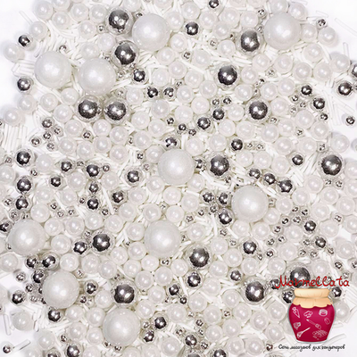 Посыпка МИКС "СЕРЕБРЯНОЕ СИЯНИЕ", 50 гр.