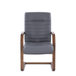 Кресло Орион Н/п дерево Д8 (темный орех) S-0422 (темно-серый)