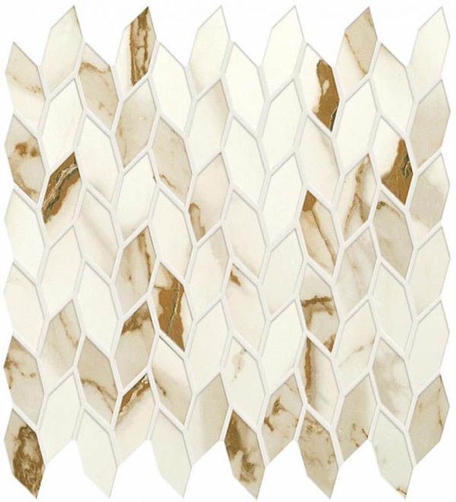 Мозаика Marvel Shine Calacatta Imperiale Mos. Twist Shiny