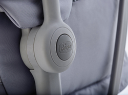 Кроватка-стульчик Chicco Baby Hug 4 в 1 Air Stone, серый