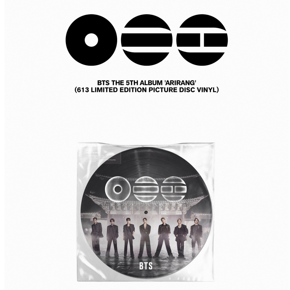 Купить Винил BTS - ARIRANG (613 Limited Edition Picture Disc Vinyl