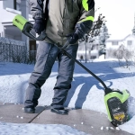 Greenworks GD60SS 60В снегоуборщик аккумуляторный (без АКБ и ЗУ) ковш 30 см, выброс 6 м 2603207