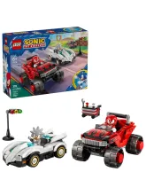 Конструктор Sonic the Hedgehog 77118 Сильвер против Наклза