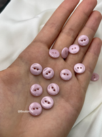 Пуговицы на два прокола керамические розовые