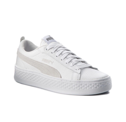 Женские кроссовки Puma Smash Platform L 'White' (WMNS) 366487-06