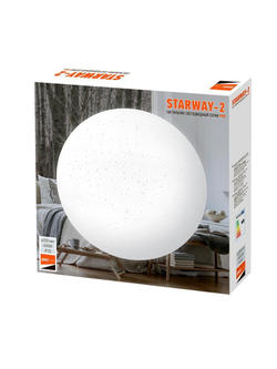 Светильник светодиодный декоративный PPB Starway-2 32Вт 4000К IP20 d320х60 настенно-потолочный бытовой JazzWay 5025493