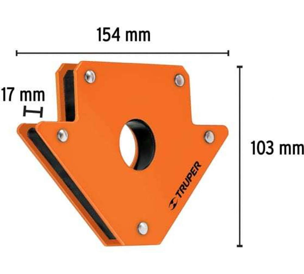 УГОЛОК МАГНИТНЫЙ TRUPER Д/ СВАРКИ 23КГ 15407