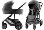 Комплект 3 в 1 Britax Roemer Smile 5Z Style и автокресло Baby-Safe Pro Classic Deep Black Mineral Grey / Deep Black