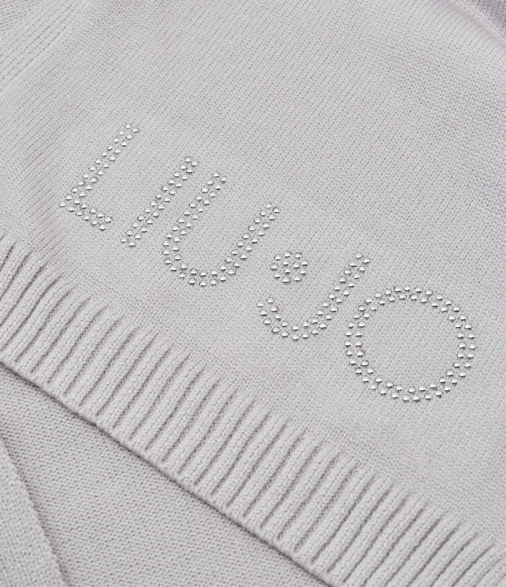 Шаль logo borchie Liu Jo - пепельный(2F3029 M0300)