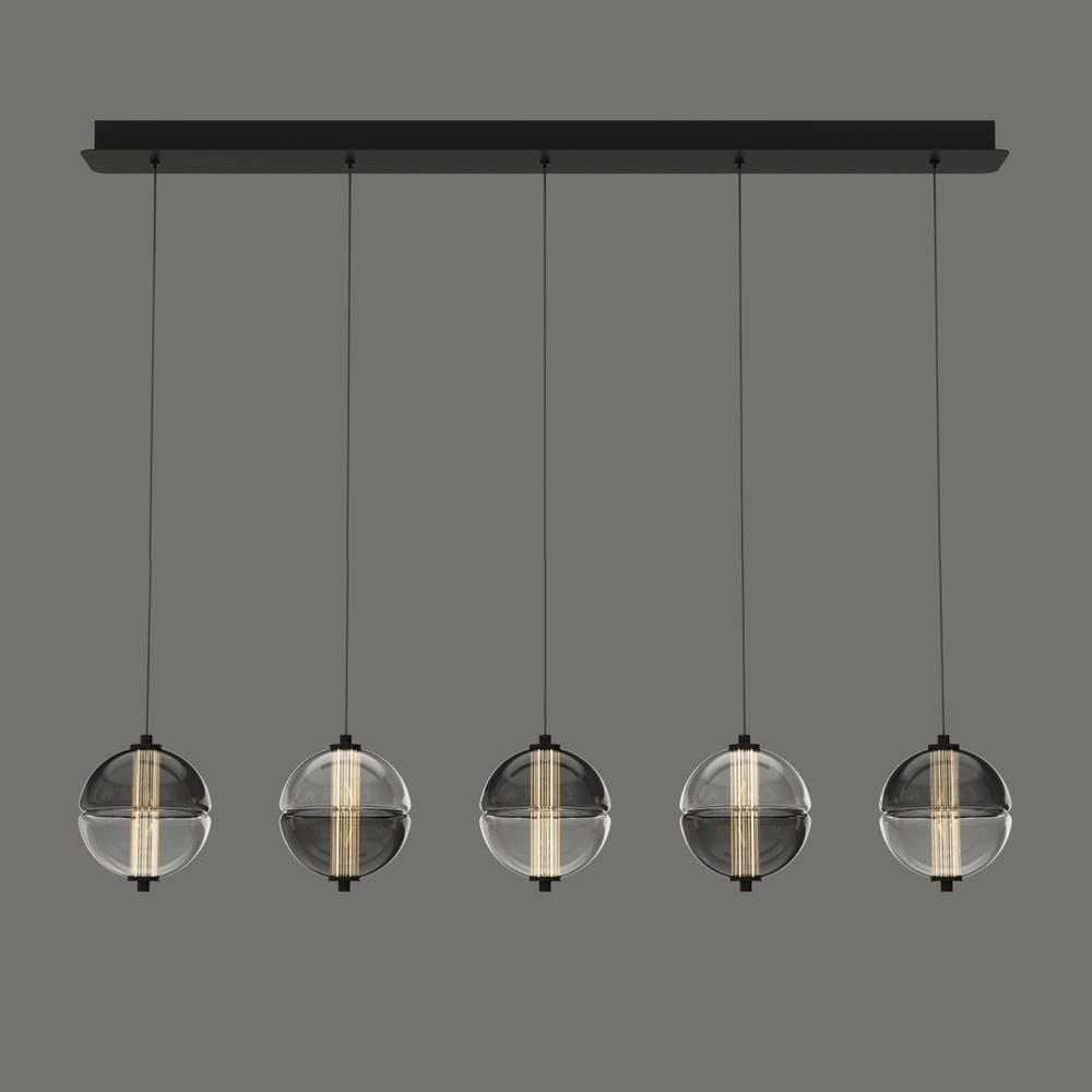 Подвесной светильник MD24022079-5B black/smoky