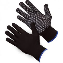 Перчатки нейлоновые с ПВХ микроточкой