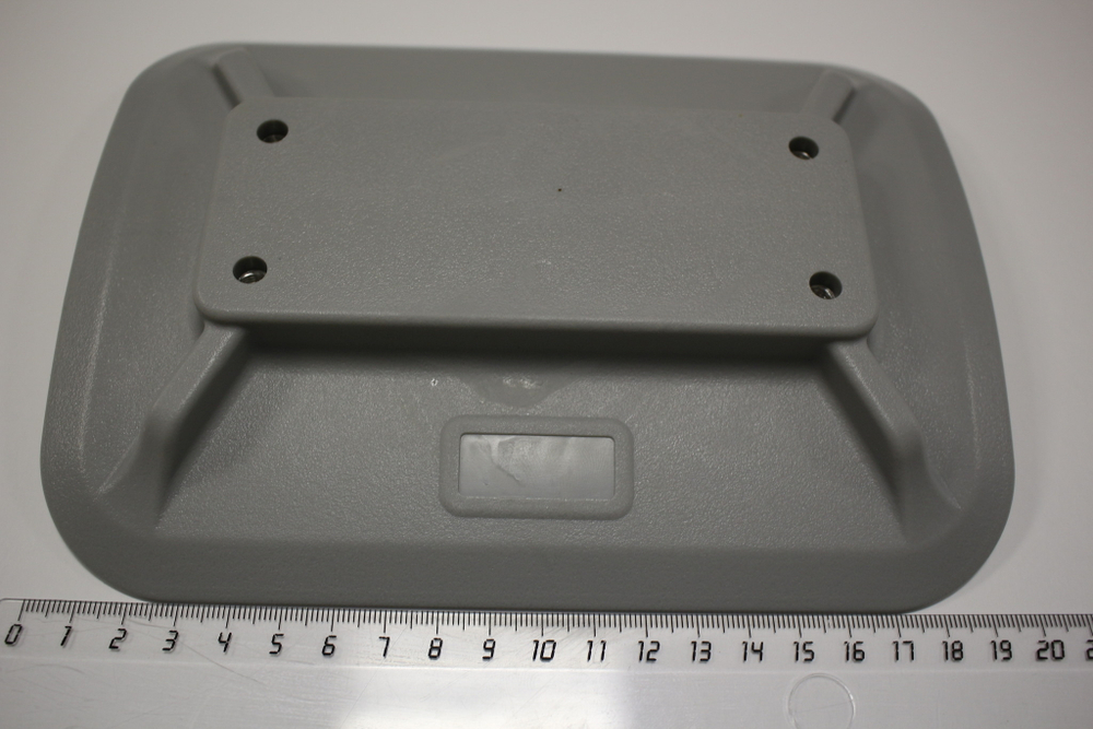 Площадка с крепежом на балон ПВХ лодки (серая) MT302