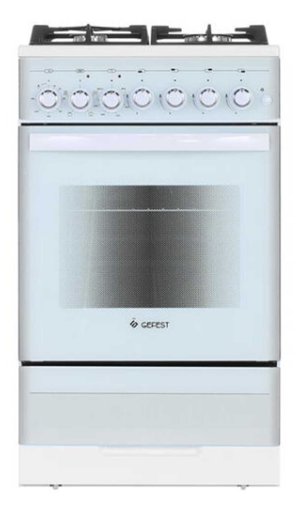 Плита газовая GEFEST ПГЭ 5502-02 0042 (бел.с раств рис)