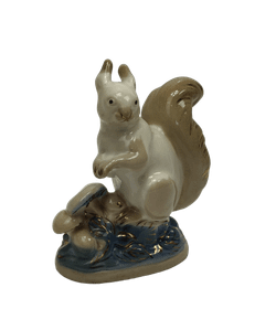 &&& Фарфоровая статуэтка "Белка" Гжель