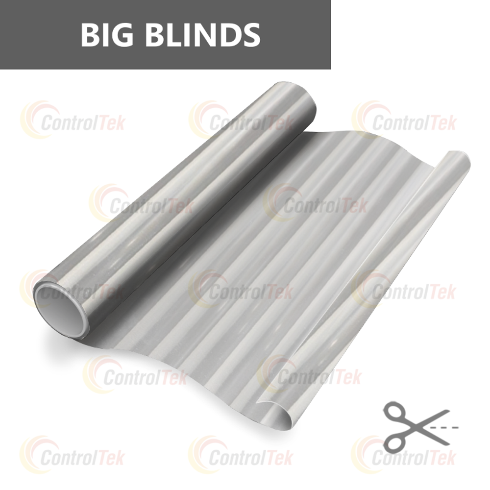 Пленка для окон декоративная BIG BLINDS ControlTek, на отрез (ширина рулона 1,524 м.)