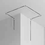 Шинопровод встраиваемый под ГКЛ 12,5мм Maytoni Exility X TRX239-423.12B 3м