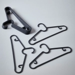 Набор вешалок Braås черный 10 шт, 39 см, полипропилен