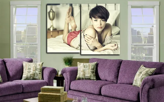 Модульная картина "Француженка"