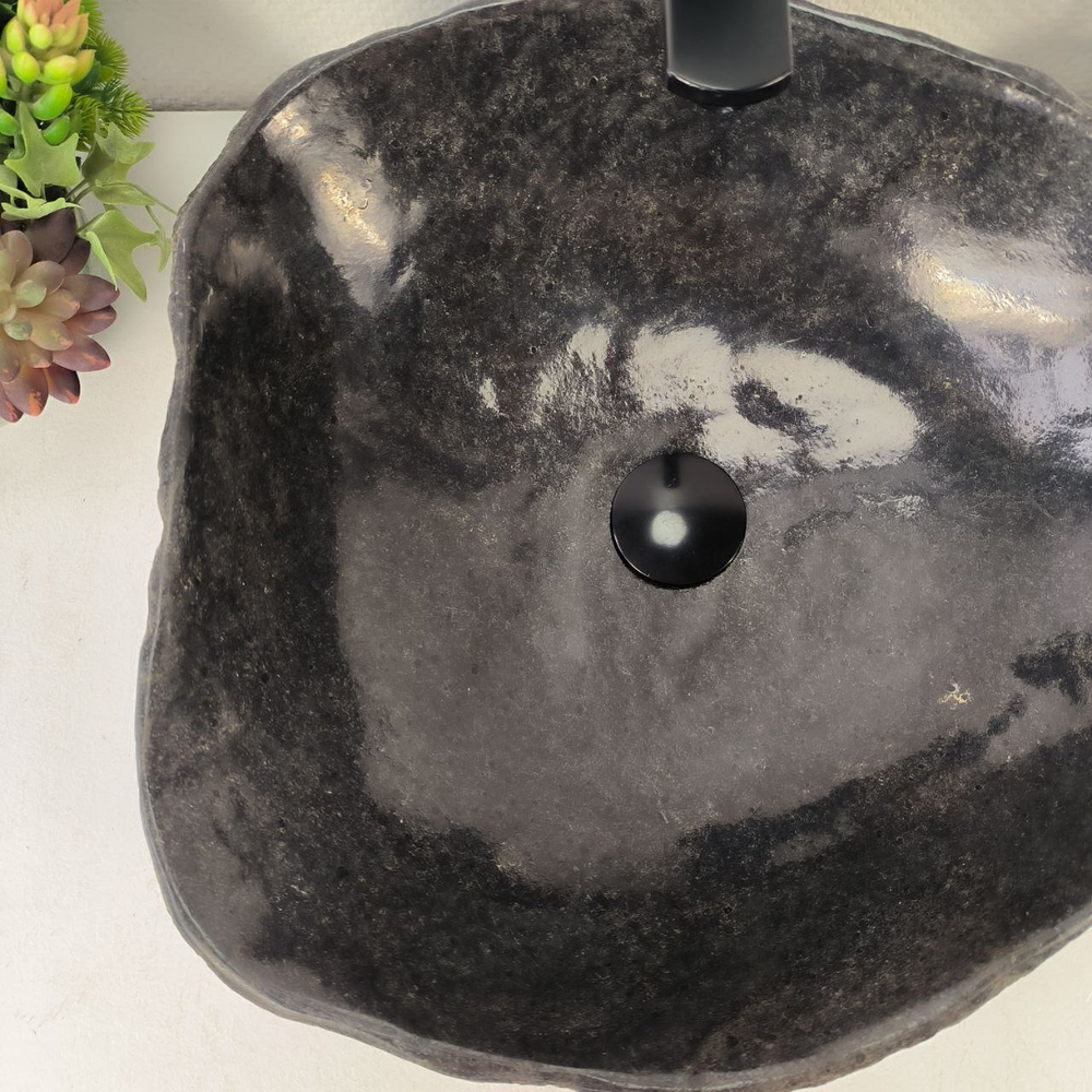 Раковина из речного камня RS-65012 46*44*15 0861